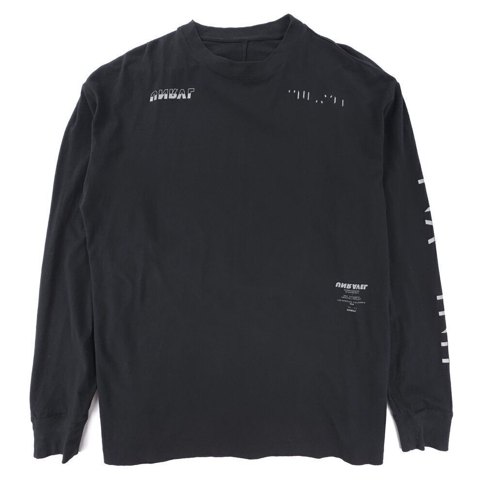 BEN TAVERNITI Unravel Black Long Sleeve Racing Jersey Skate T-Shirt Y2k Grunge